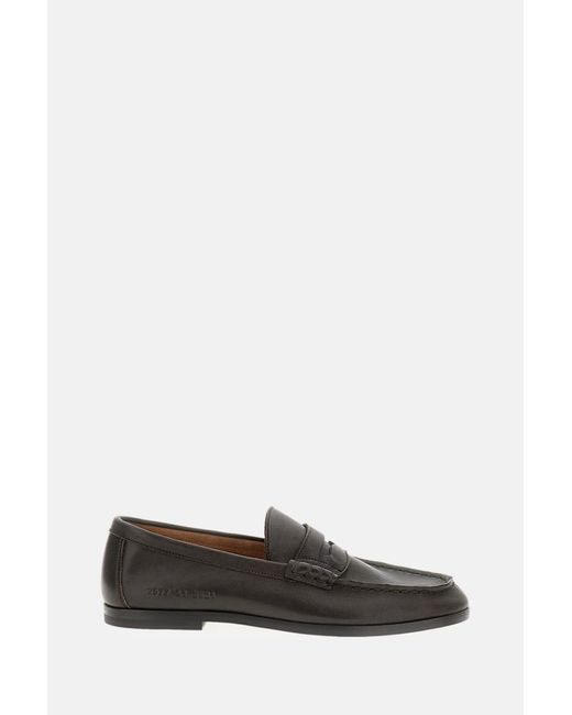 Common Projects Brown Slip-On Leather Loafers for men
