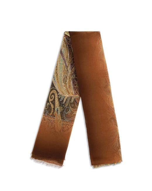 Etro Metallic Orfeo Modal Scarf for men