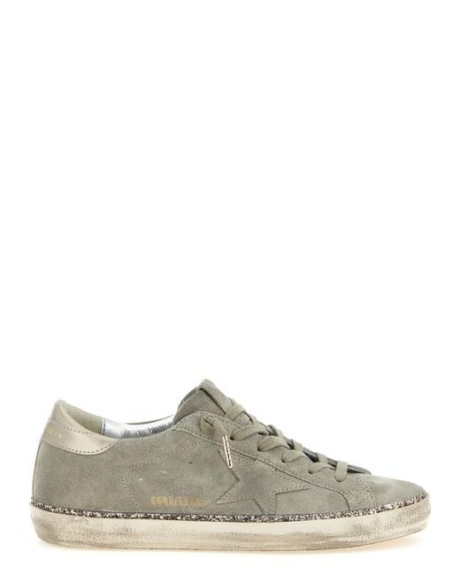 Golden Goose Deluxe Brand Gray Lace Up Sneakers