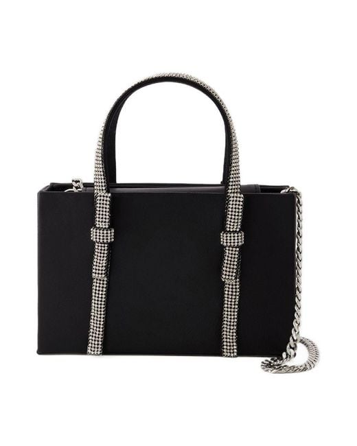 Kara Black Bow Midi Bag