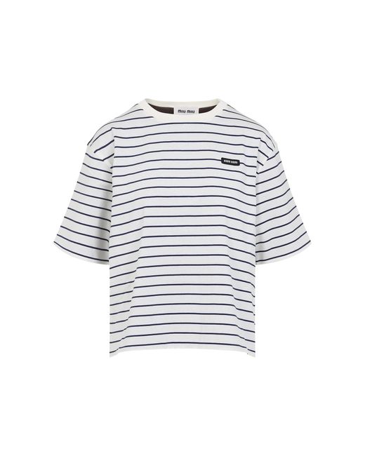 Miu Miu Blue Tshirt