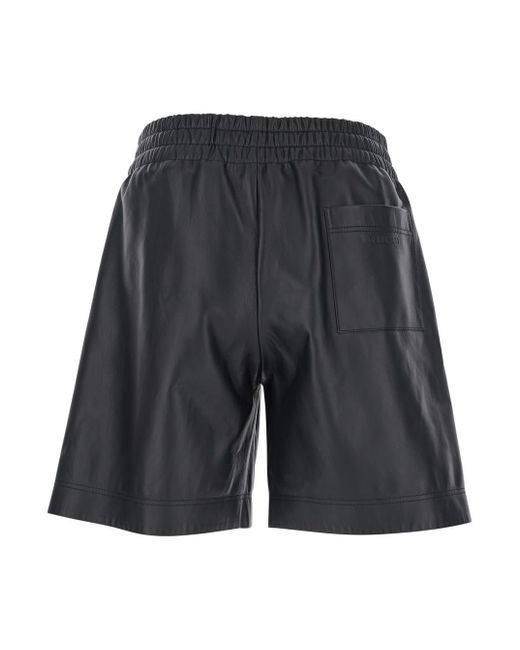 Gucci Gray Bermuda Shorts With Elasticated Waist And Logo Lettering for men