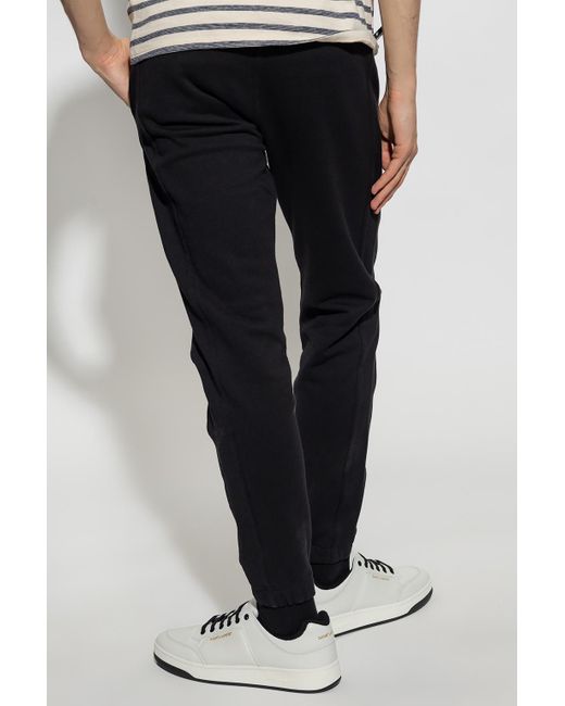 Saint Laurent Black Sweatpants With Logo for men