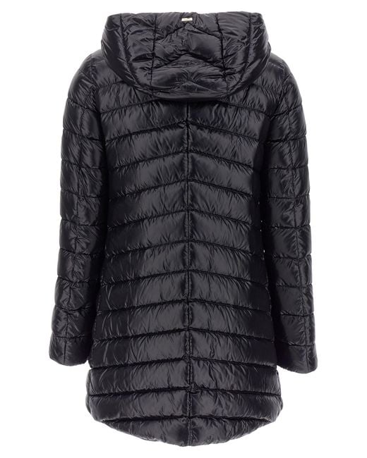 Herno Black A-shape Casual Jackets, Parka