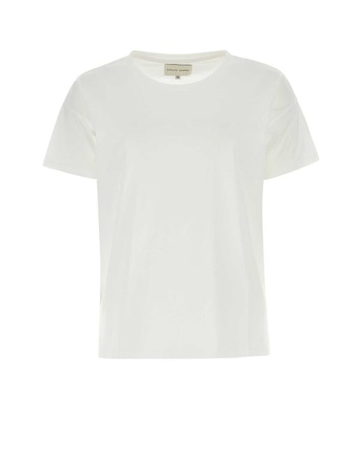 Loulou Studio White Cotton Basiluzzo Oversize T-Shirt
