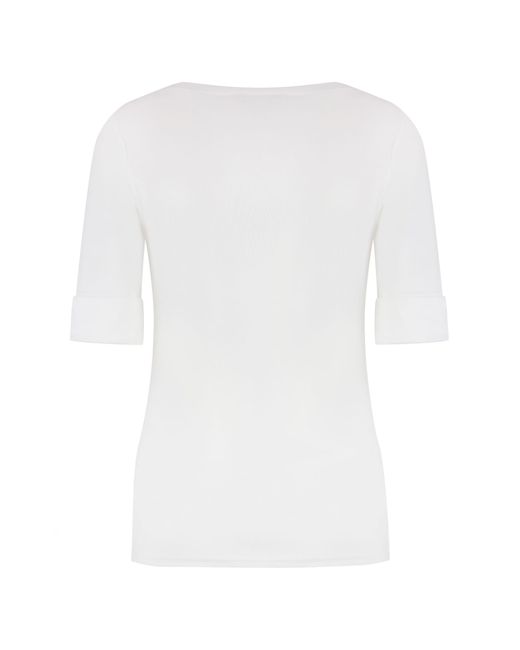 Ralph Lauren White Cotton Top
