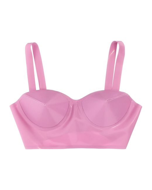 Maison Margiela Pink Latex Bra