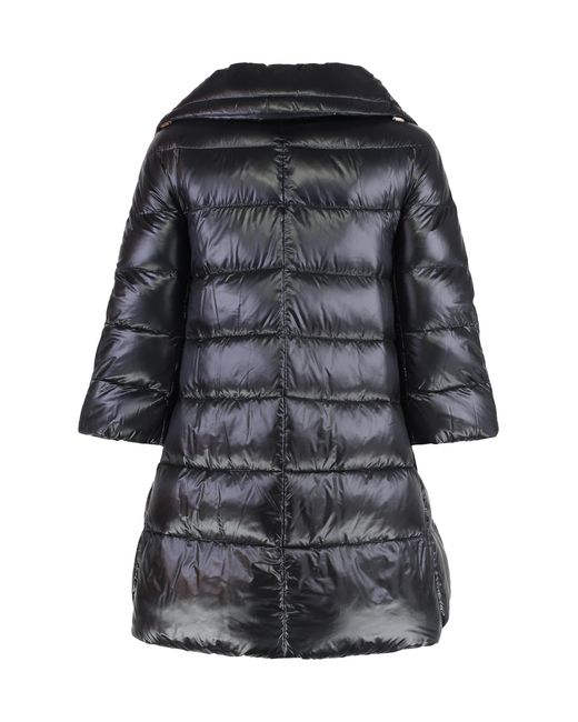 Herno Black Cleofe Nylon Down Jacket Puffer