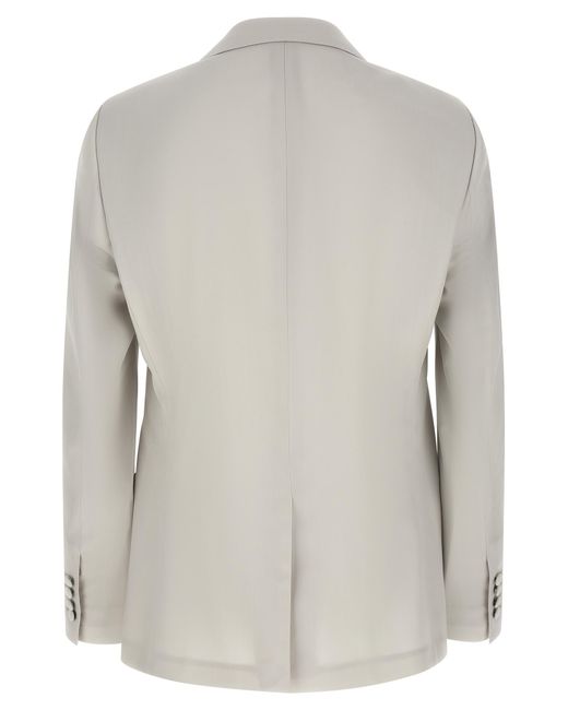 Dolce & Gabbana Gray Dolce & Gabbana 'Taormina' Blazer for men