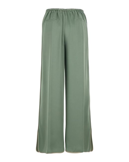 Forte_forte Green Pants With Elasticized Waist
