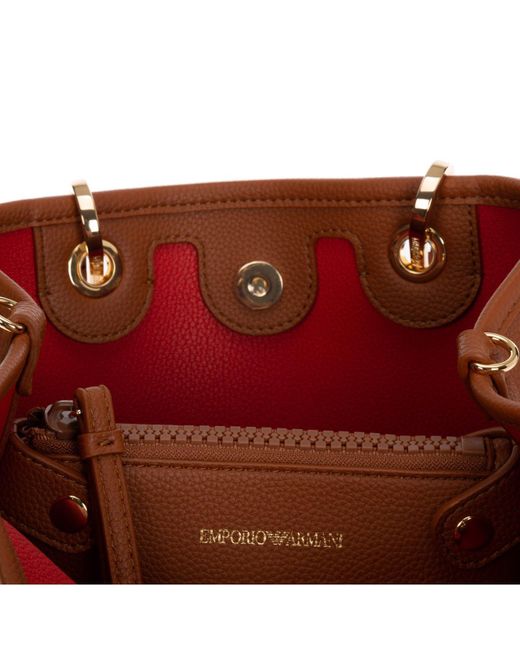 Emporio Armani Brown Myea Handbag