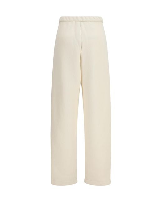 Max Mara Pure Natural Dente Pants Cotton; Polyester