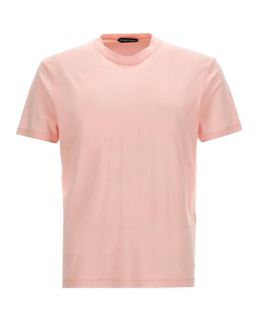 Tom Ford Pink Lyoncell T-shirt Sweatshirt for men