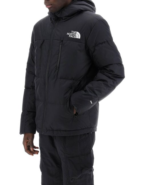 The North Face Black Himalayan Short Hooded Down Jacket for men