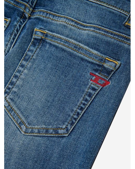 DIESEL Blue D-Viker Cotton Jeans Cotone for men