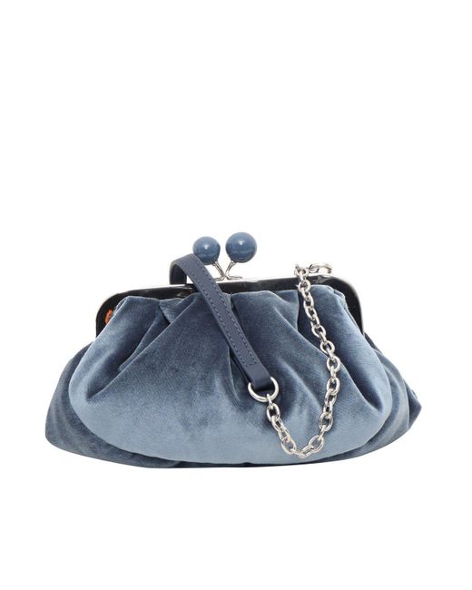 Weekend by Maxmara Blue Pasticcino Hand Bag