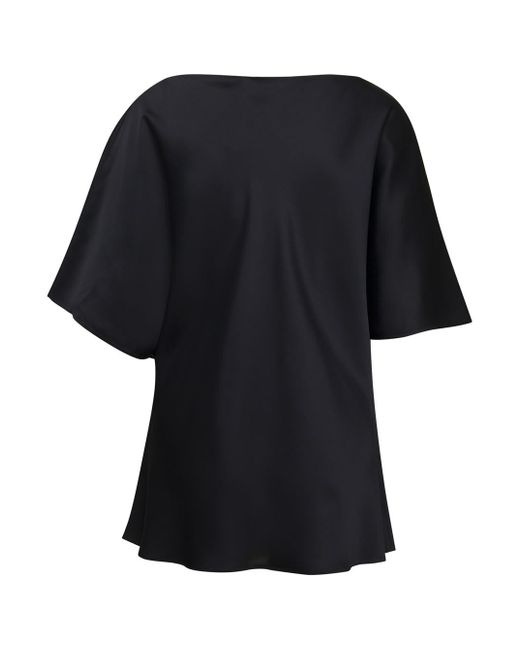 Rohe Black Shirt With Boat Neckline