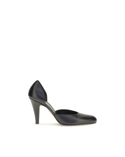 The Row Black Lamb Ovis Aries High Heel Pumps