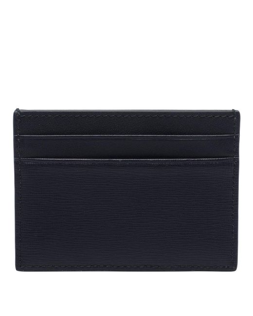 Bally Blue Wallets Calf Leather for men
