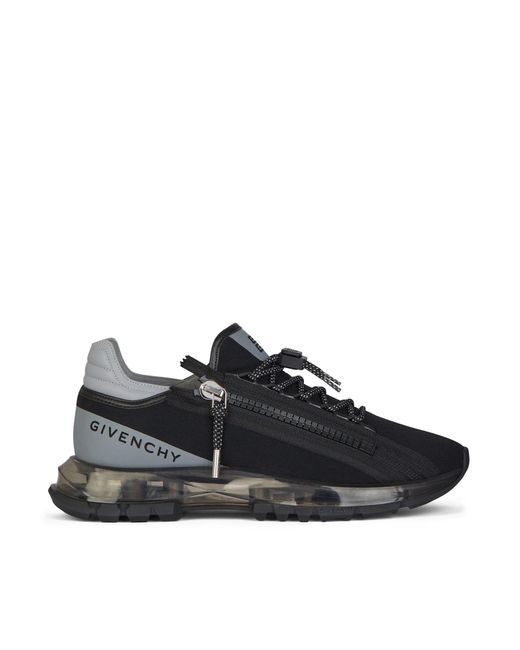 Givenchy Black Spectre Synthetic Fiber Running Shoes for men