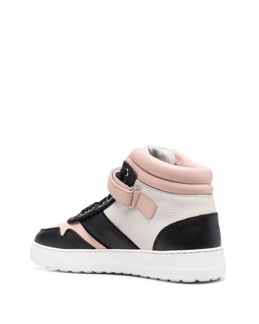Ferragamo Black Ferragamo Noe High-Top Sneakers