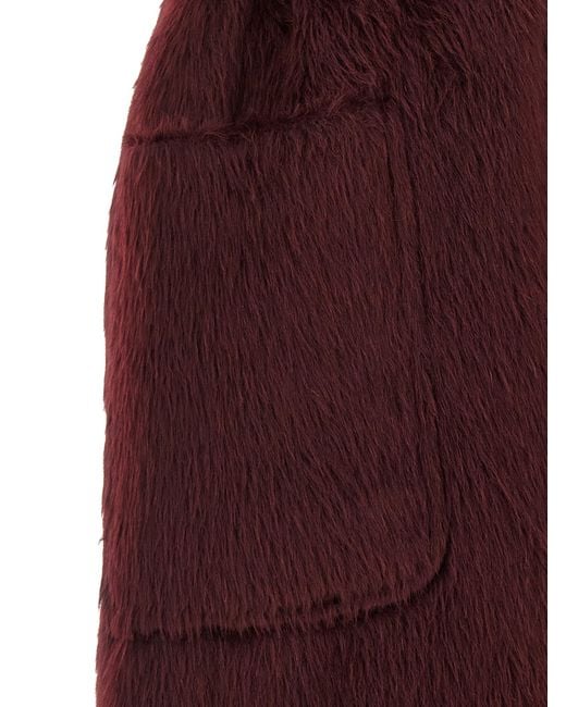 Max Mara Purple 'Abbozzi1234' Coat