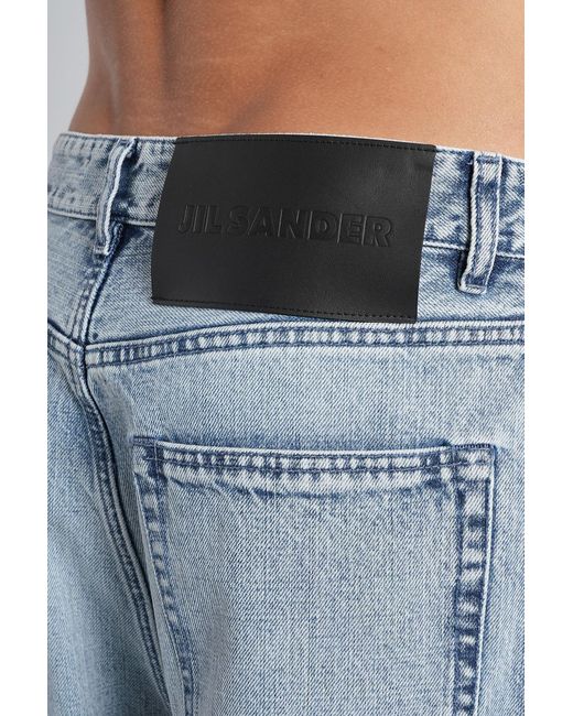 Jil Sander Blue Trousers 183 Jeans for men