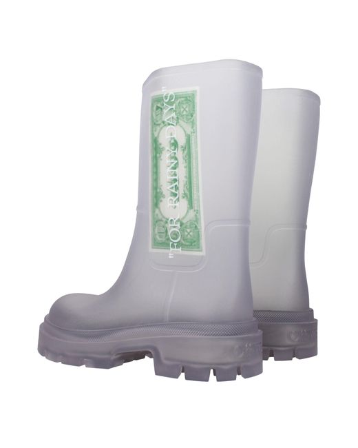 Off-White c/o Virgil Abloh Gray For Rainy Days Boots for men