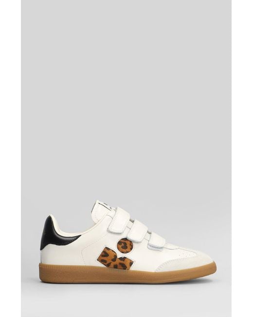 Isabel Marant White Beth Sneakers