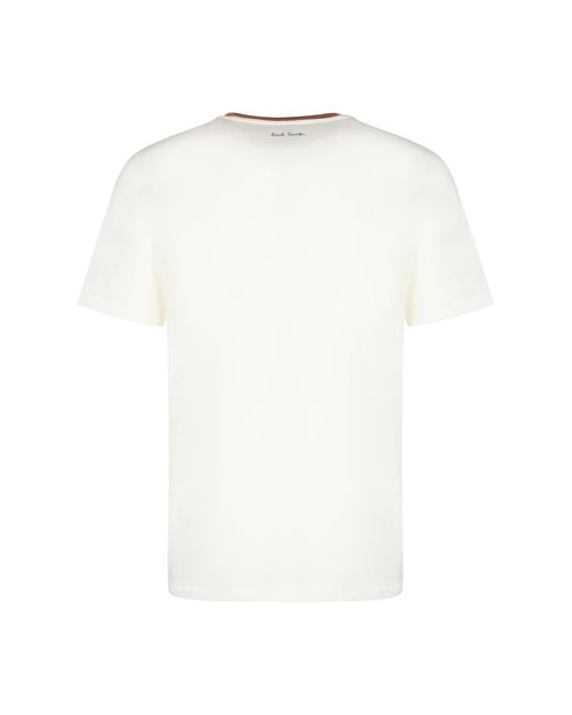 Paul Smith White Cotton T-shirt for men