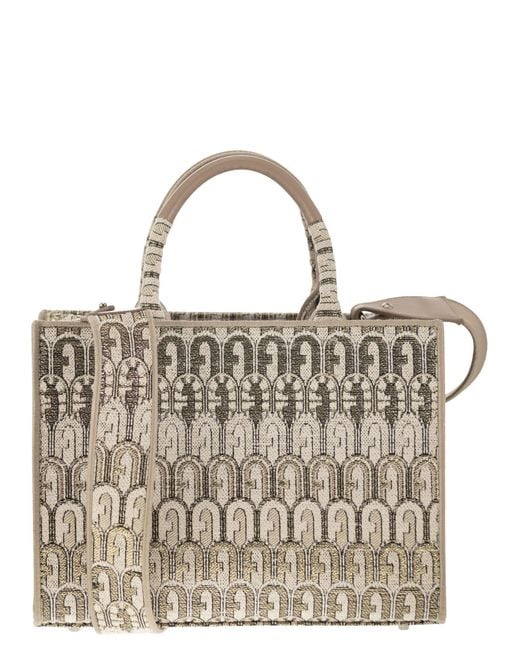 Furla Metallic Opportunity Tote Bag Small