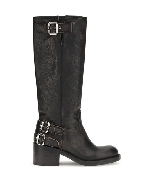 Chloé Black Dakota Biker Boots