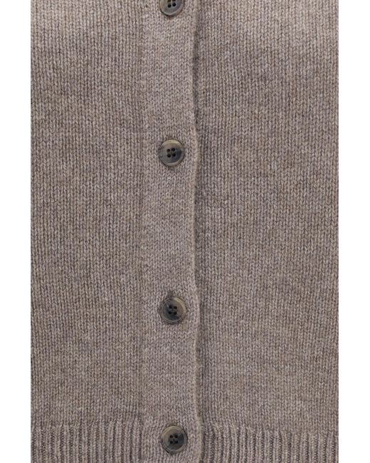 Lisa Yang Brown Zirelle Cardigan Kashmir/Capra Hircus