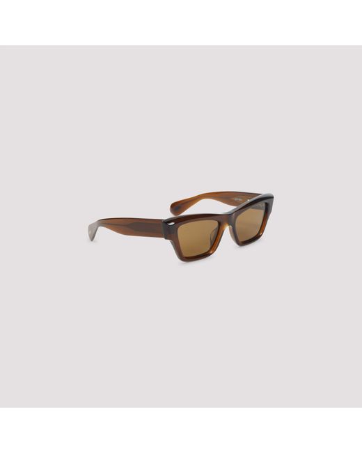 JIL SANDER X OLIVER PEOPLES Brown Edition 3 Sunglasses Acetate Glasses