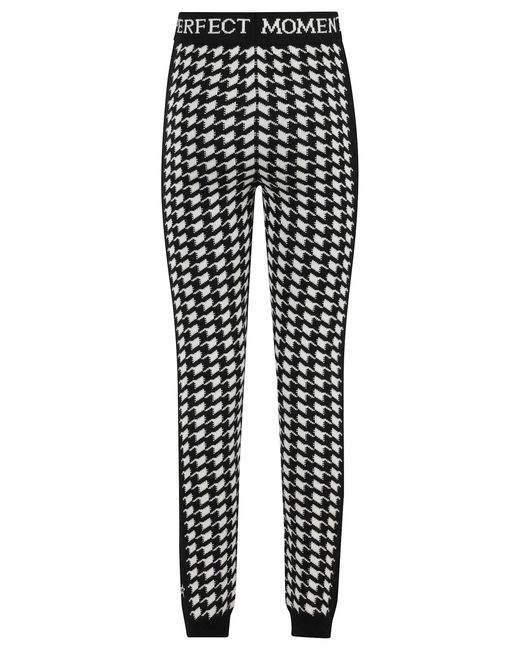 Perfect Moment Black Houndstooth Legging