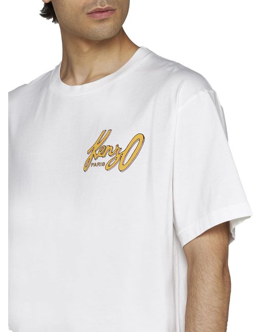 KENZO White T-shirts And Polos for men