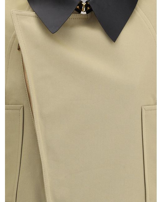 Givenchy Natural Cropped Cotton And Wool Caban Jacket