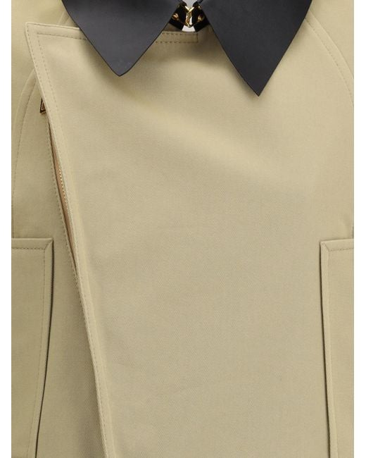 Givenchy Green Cropped Caban Coat Inner: Cotton Jacket