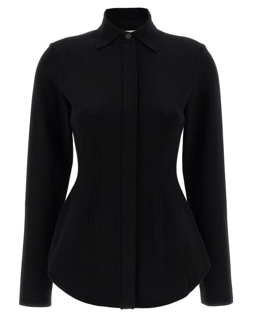 Sportmax Black 'Baffo1234' Shirt
