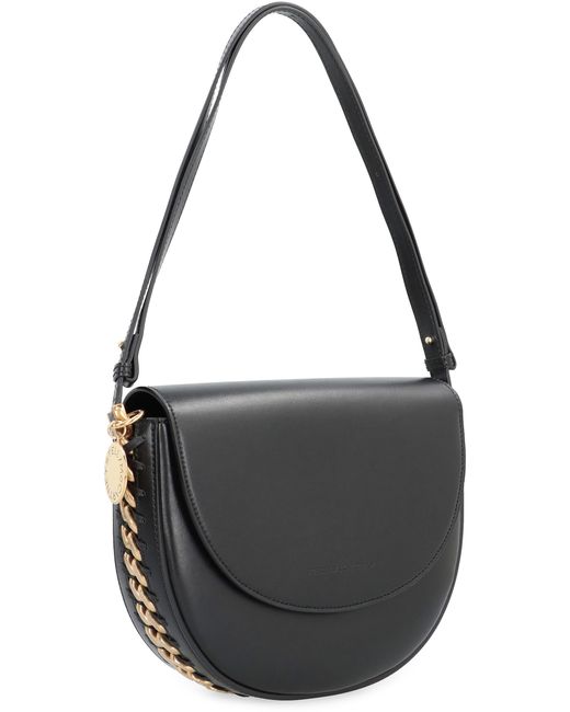Stella McCartney Black Frayme Shoulder Bag Polyamide