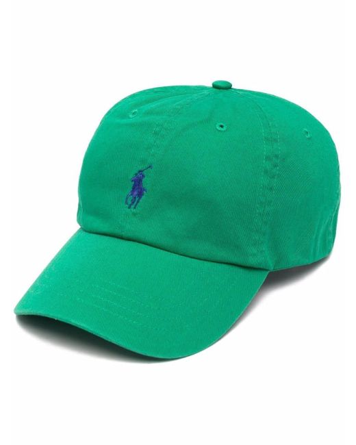 Polo Ralph Lauren Dark Green Baseball Hat With Contrasting Pony for men
