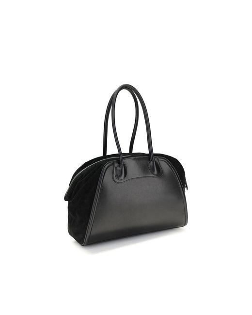 Vivienne Westwood Black Calf Leather Bos Taurus Shoulder Bag