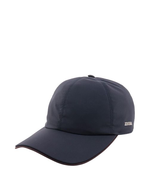 Zegna Blue Hat for men