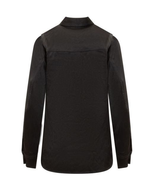 Michael Kors Black Satin Shirt