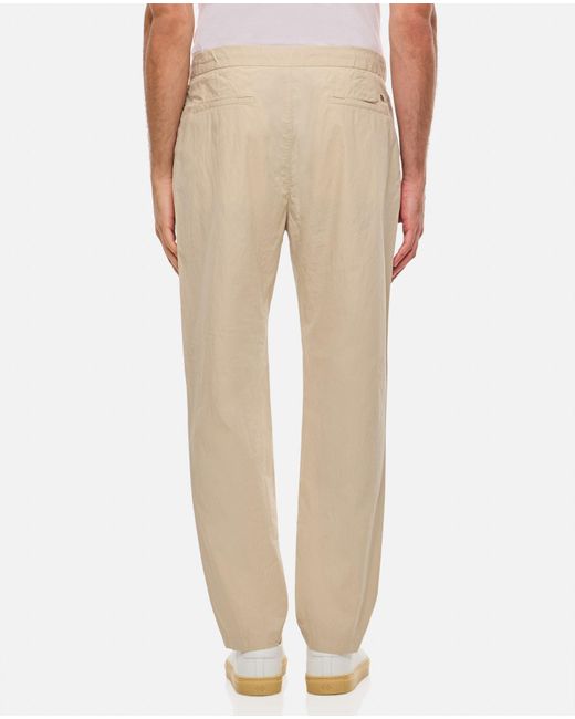 Closed Natural Vigo Tapered Cotton Trousers for men