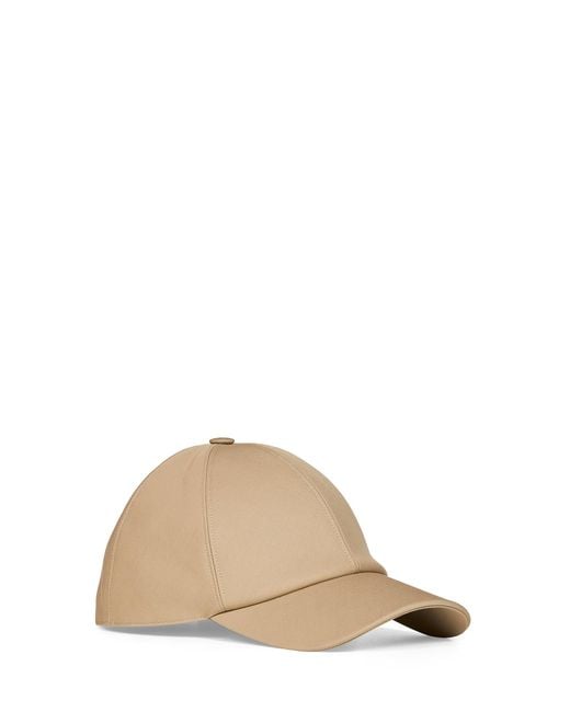 Fendi Natural Baseball Cap Cotton Hat for men