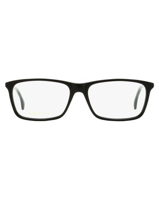 Gucci Black Lightweight Acetate Eyeglasses Gg0553O 005 56Mm Plastic (Acetate) for men