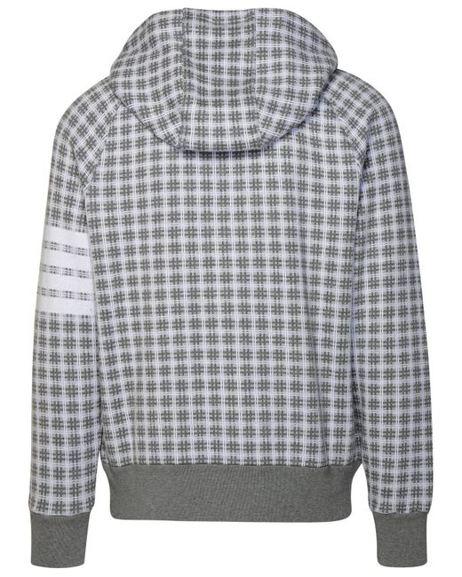 Thom Browne Gray Cotton Sweatshirt for men
