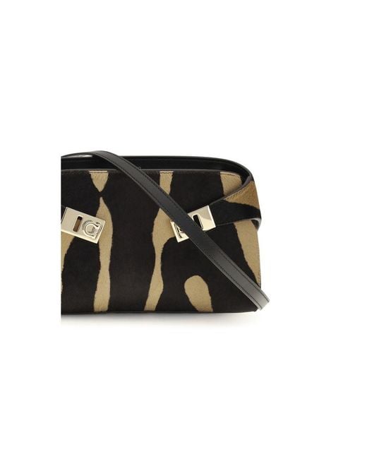 Ferragamo Black Mini Hug Shoulder Bag
