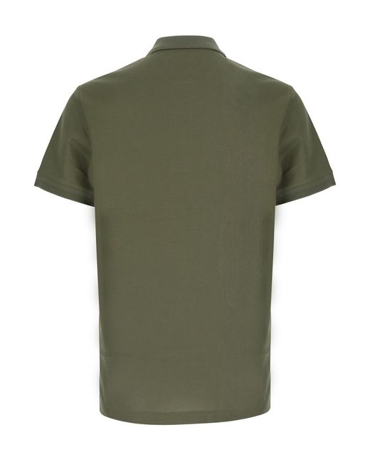 Burberry Green T-Shirt Eddie Ekd Cotton T-Shirts for men